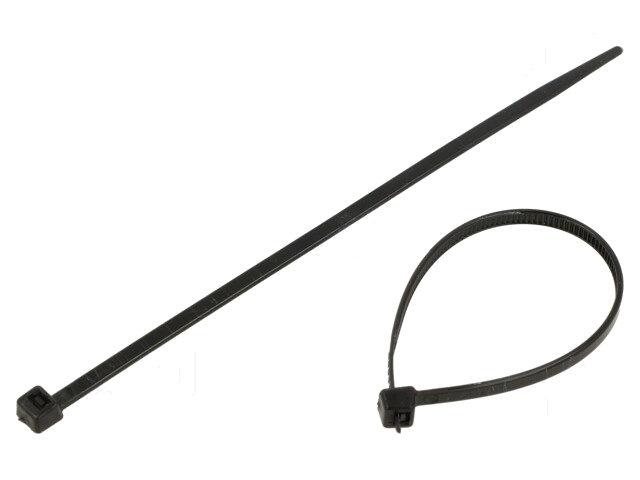 Kabelbinder; L: 140mm; W: 3,6mm; polyamide; 180N; zwart; Ømax: 33mm Kabelbinder; L: 140mm; W: 3,6mm; polyamide; 180N; zwart; Ømax: 33mm